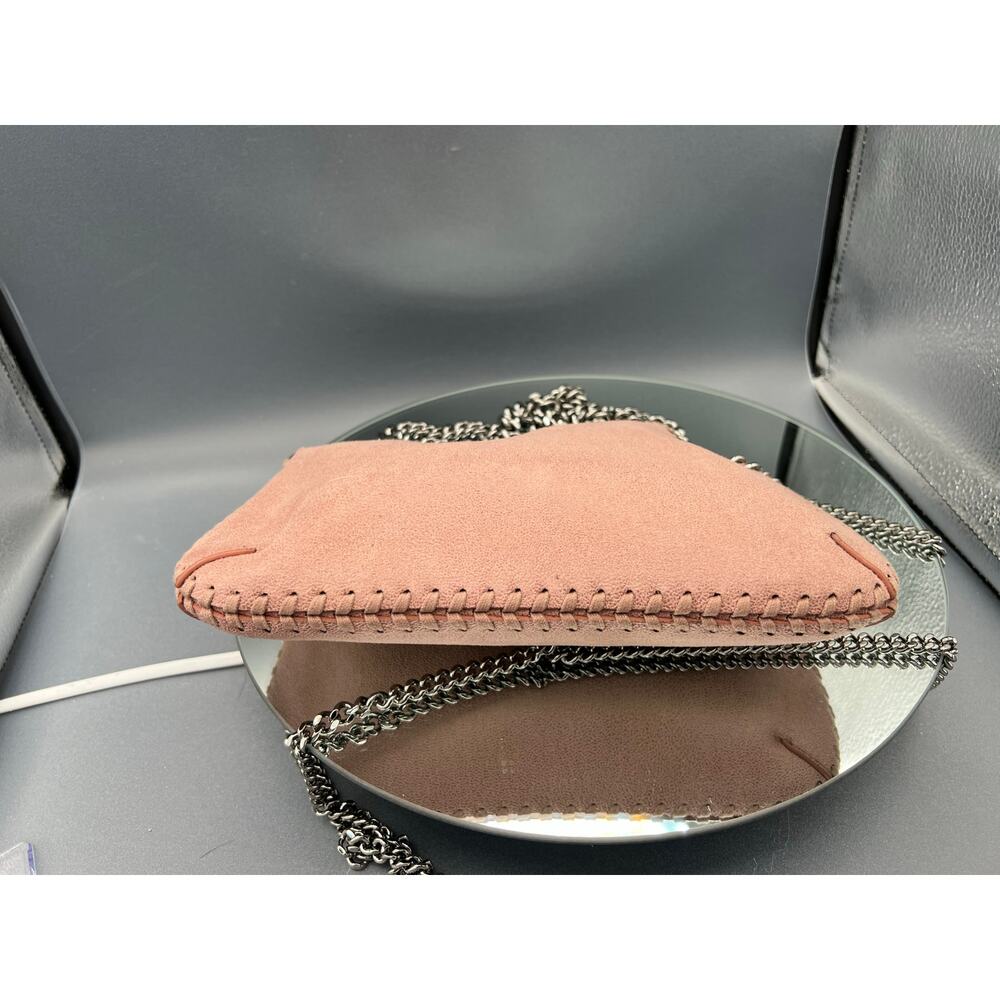 Stella McCartney Falabella 2-Way
bag Pink with Gunmetal diamond cut Chain - Picture 9 of 13